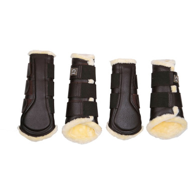Guêtres Montar en cuir PU par 4 Guêtres Montar en cuir PU par 4