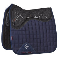 Tapis LeMieux X-Grip Twin Sided Dressage Square Bleu marine