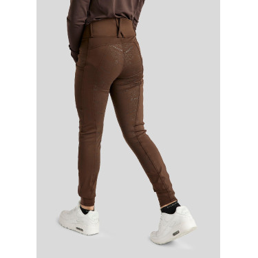 Legging Montar Logo junior full grip Marron / rose gold