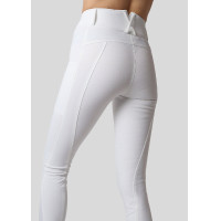 Legging Montar Michelle logo full grip femme Blanc / rose gold