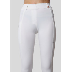 Legging Montar Michelle logo full grip femme Blanc / rose gold Legging Montar Michelle logo full grip femme Blanc / rose gold