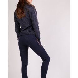 Legging Montar Michelle logo full grip femme Marine / rose gold Legging Montar Michelle logo full grip femme Marine / rose gold