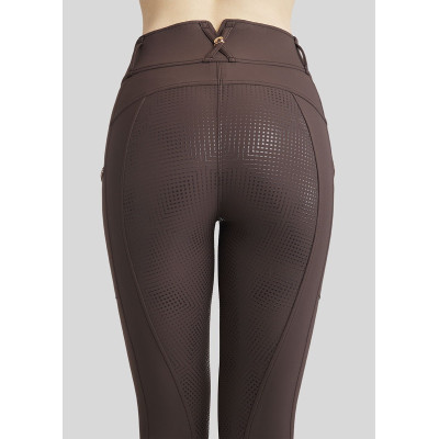 Legging Montar MoMirella full grip femme Marron