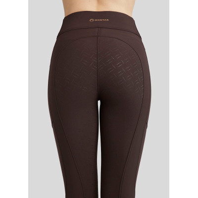 Legging Montar MoRosie femme full grip Marron