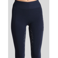Legging Montar Selena logo full grip femme Marine Bleu marine