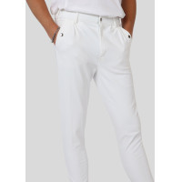 Pantalon Montar Gary homme grip genoux Blanc