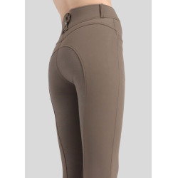 Pantalon Montar Megan taille haute femme full grip Vol 2 Mud Marron