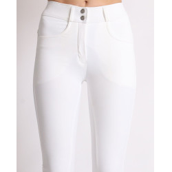 Pantalon Montar Megan taille haute femme full grip Vol 2 Blanc Pantalon Montar Megan taille haute femme full grip Vol 2 Blanc