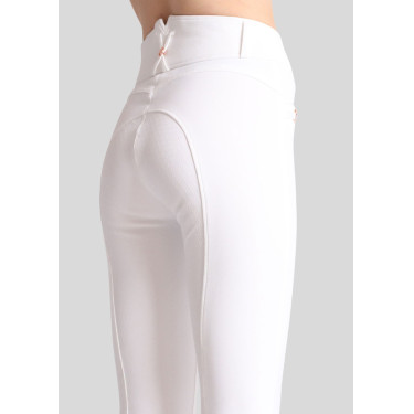Pantalon Montar Molly Yati femme taille haute Blanc / rose gold