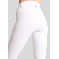 Pantalon Montar Molly Yati femme taille haute Blanc / rose gold Pantalon Montar Molly Yati femme taille haute Blanc / rose gold