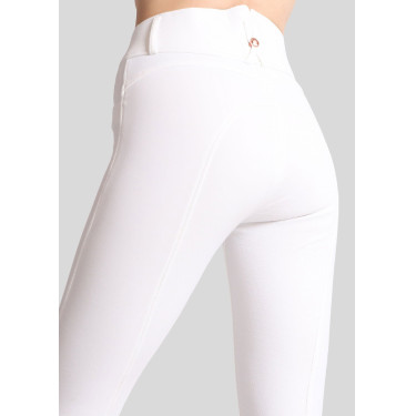 Pantalon Montar Molly Yati femme taille haute Blanc / rose gold