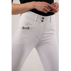 Pantalon Montar Molly Yati femme taille haute full grip Blanc