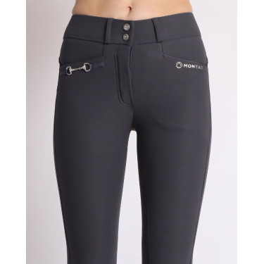Pantalon Montar Molly Yati femme taille haute full grip Gris