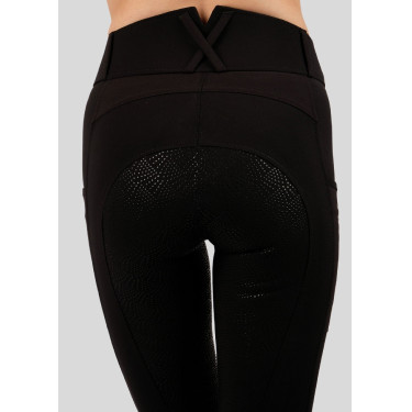 Pantalon Montar Rebel taille haute full grip femme Noir Pantalon Montar Rebel taille haute full grip femme Noir