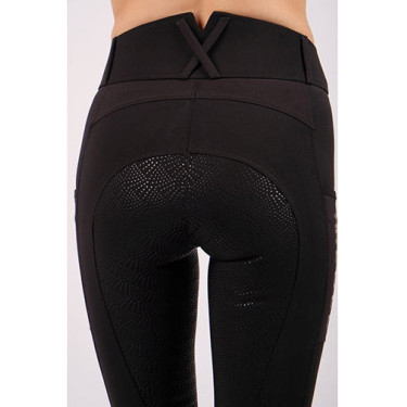 Pantalon Montar Rebel taille haute full grip femme Noir Pantalon Montar Rebel taille haute full grip femme Noir