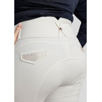 Pantalon Montar taille haute Briella crystal Rose gold Curve full grip femme Blanc Pantalon Montar taille haute Briella crystal Rose gold Curve full grip femme Blanc