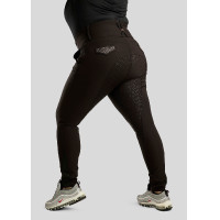 Pantalon Montar taille haute Briella crystal Rose gold Curve full grip femme Noir