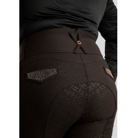 Pantalon Montar taille haute Briella crystal Rose gold Curve full grip femme Noir