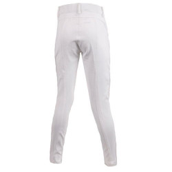 Pantalon Montar Yati Crystal Junior full grip Blanc