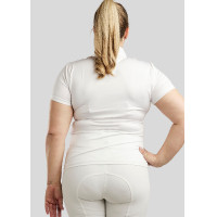 Polo de concours Montar crystal clair femme Blanc Polo de concours Montar crystal clair femme Blanc