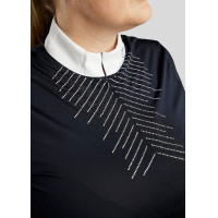 Polo de concours Montar crystal clair femme Blanc