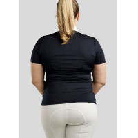Polo de concours Montar crystal clair femme Marine Bleu marine