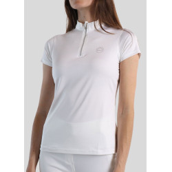 Polo de concours Montar Everly crystal logo Curve femme