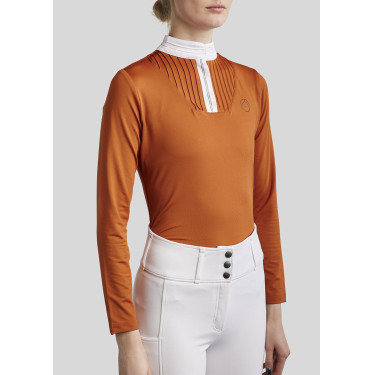Polo de concours Montar MoRosie manches longues femme