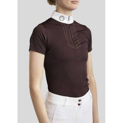 Polo de concours Montar MoViolet femme Marron