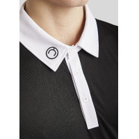 Polo de concours Montar MoWill manches longues femme Blanc