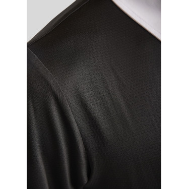 Polo de concours Montar MoWill manches longues femme Noir