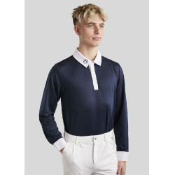 Polo de concours Montar MoWill manches longues femme Marine foncé Bleu Polo de concours Montar MoWill manches longues femme Marine foncé Bleu