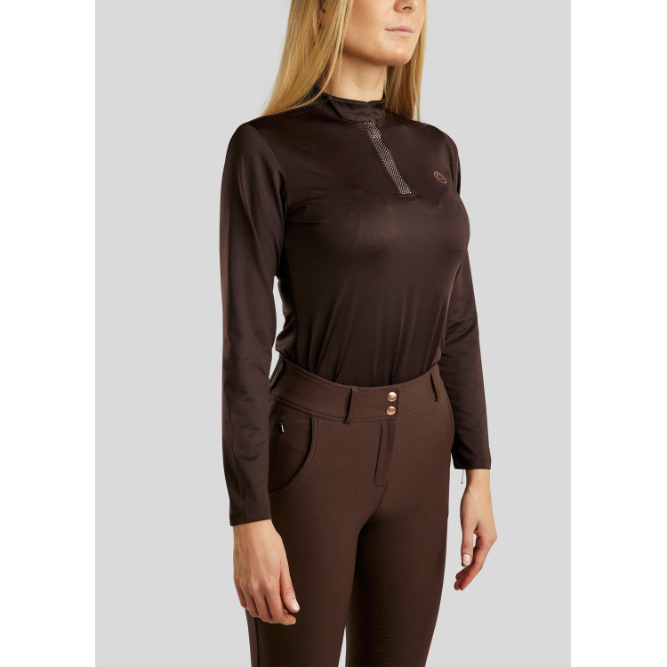 Polo Montar Briella manches longues femme