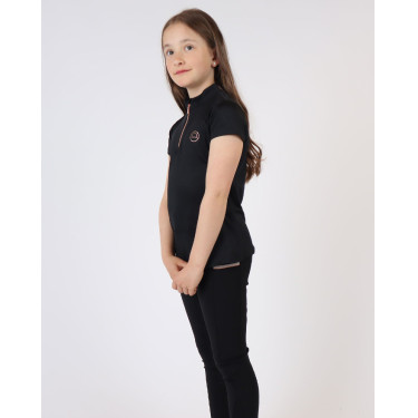 Polo Montar Everly enfant manches courtes rose gold Polo Montar Everly enfant manches courtes rose gold