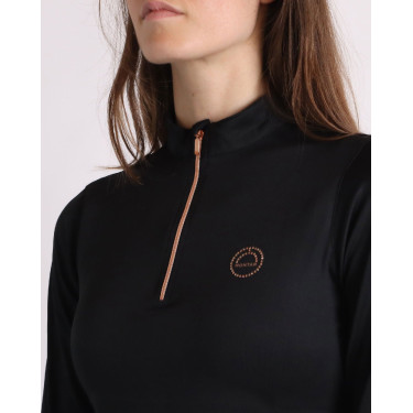 Polo Montar Everly enfant manches longues rose gold Polo Montar Everly enfant manches longues rose gold