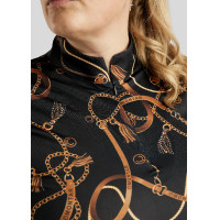 Polo Montar Haily Bridle manches longues Curve femme Noir