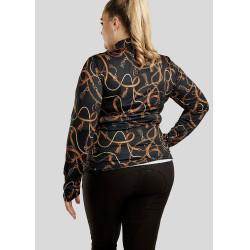 Polo Montar Haily Bridle manches longues Curve femme Noir Polo Montar Haily Bridle manches longues Curve femme Noir