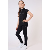 Polo Montar Junior Everly manches courtes Noir