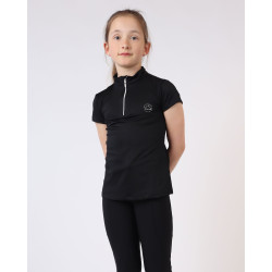 Polo Montar Junior Everly manches courtes Noir Polo Montar Junior Everly manches courtes Noir