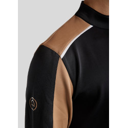 Polo Montar MoPhil manches longues homme Noir