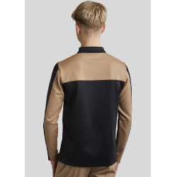 Polo Montar MoPhil manches longues homme Noir