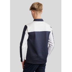 Polo Montar MoPhil manches longues homme Marine foncé Bleu