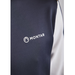 Polo Montar MoPhil manches longues homme Marine foncé Bleu