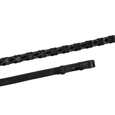 Rênes Montar tressé cuir crochet français cuir tanné Rênes Montar tressé cuir crochet français cuir tanné