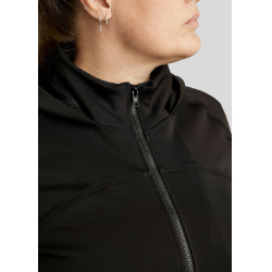 Sweat zippé Montar à capuche Liza femme Curve Noir Sweat zippé Montar à capuche Liza femme Curve Noir