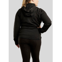 Sweat zippé Montar à capuche Liza femme Curve Noir Sweat zippé Montar à capuche Liza femme Curve Noir
