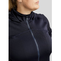 Sweat zippé Montar à capuche Liza femme Curve Marine Bleu marine