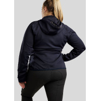 Sweat zippé Montar à capuche Liza femme Curve Marine Bleu marine