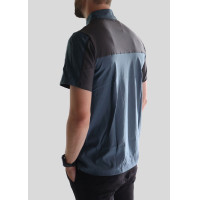 T-shirt de training Montar manches courtes homme Gris
