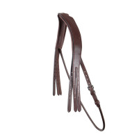 Tétière de bride Montar cuir tanné sous gorge ronde Marron Tétière de bride Montar cuir tanné sous gorge ronde Marron